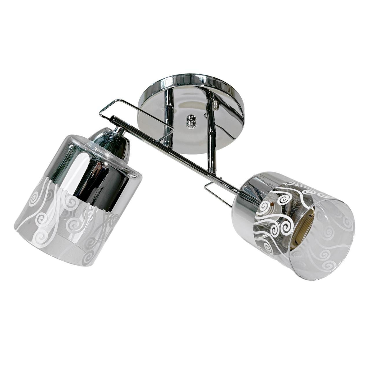 Люстра потолочная на два плафона SH-8101/2A CR Свет Хром