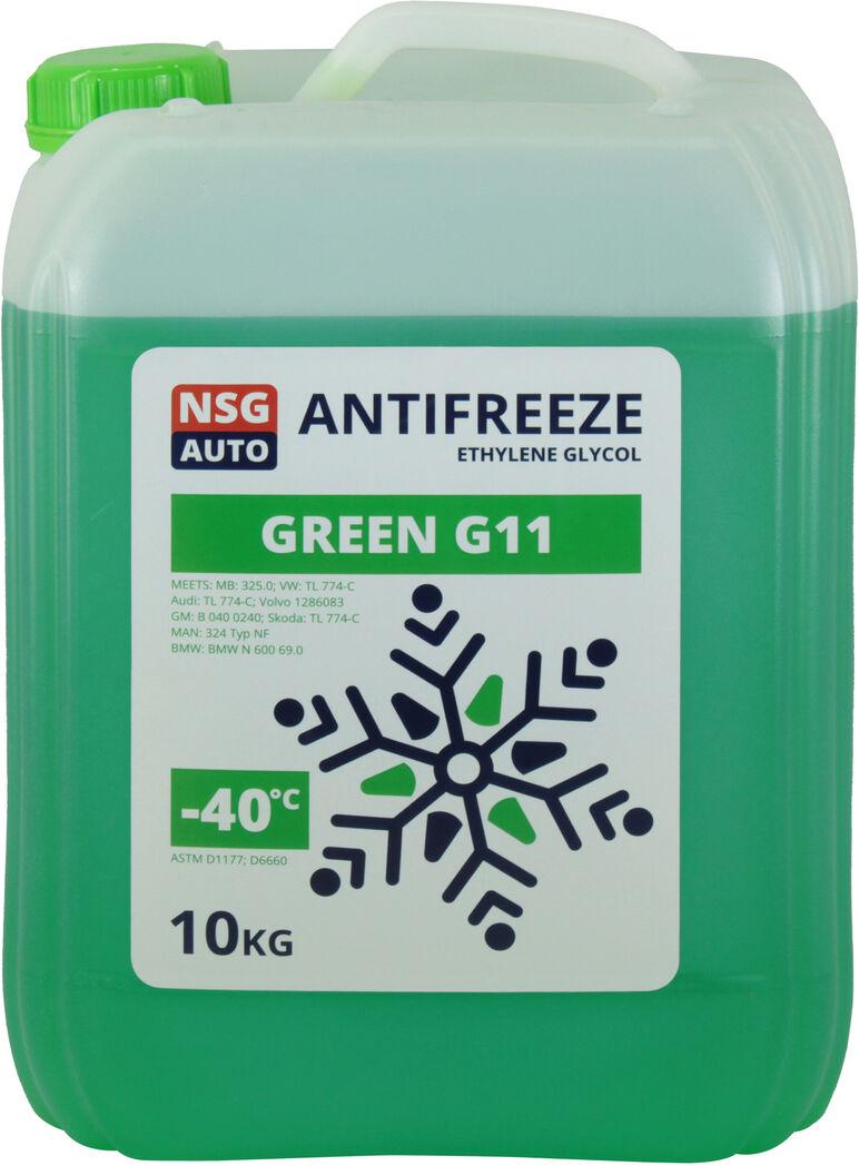 Тосол антифриз -40 NSG AUTO G-11 10 кг Зеленый (NSG00015) Тосол антифриз -40 NSG AUTO G-11 10 кг Зеленый (NSG00015)