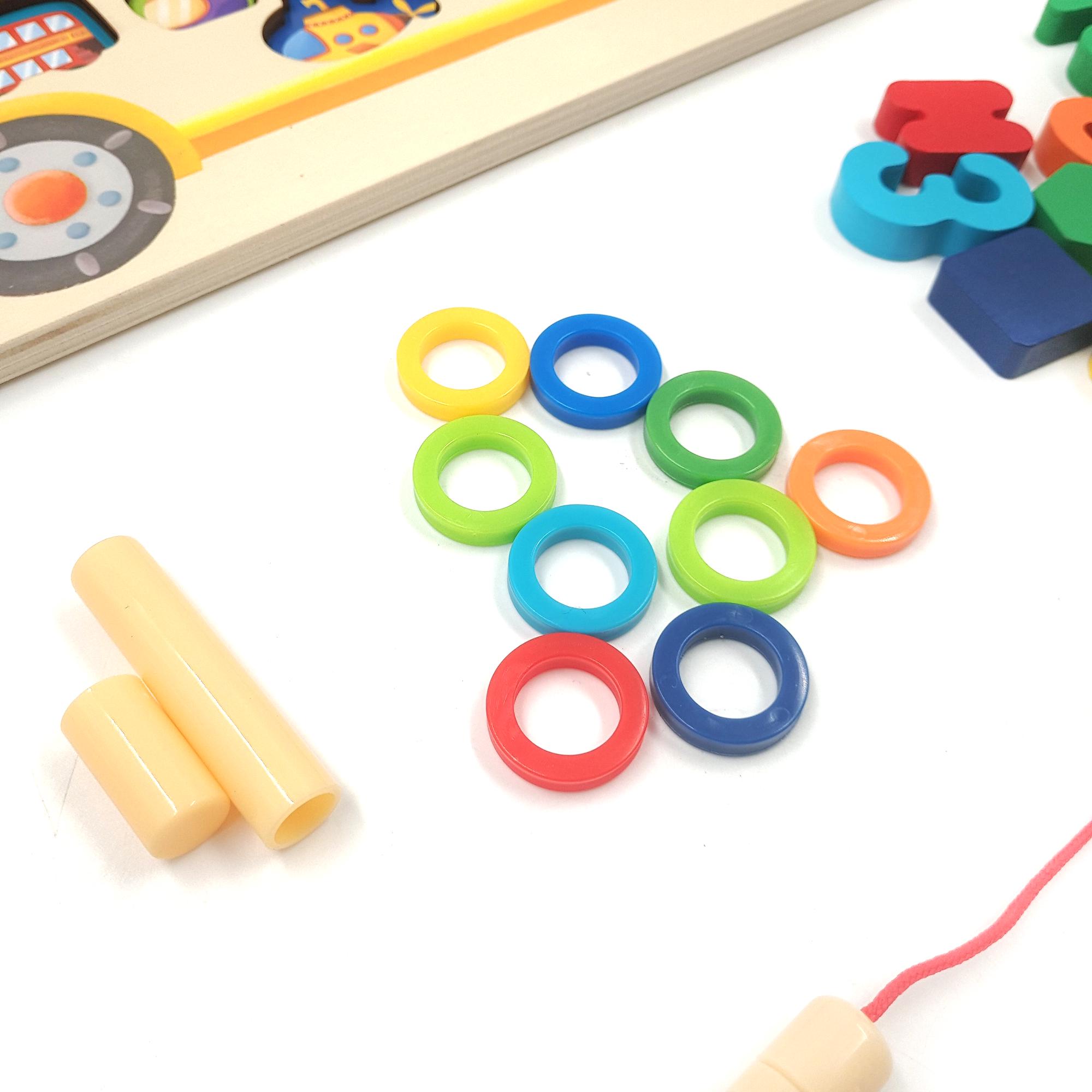 Сортер Fun Game 40 см Математик Різнокольоровий (126255) - фото 4 Сортер Fun Game 40 см Математик Різнокольоровий (126255) - фото 4