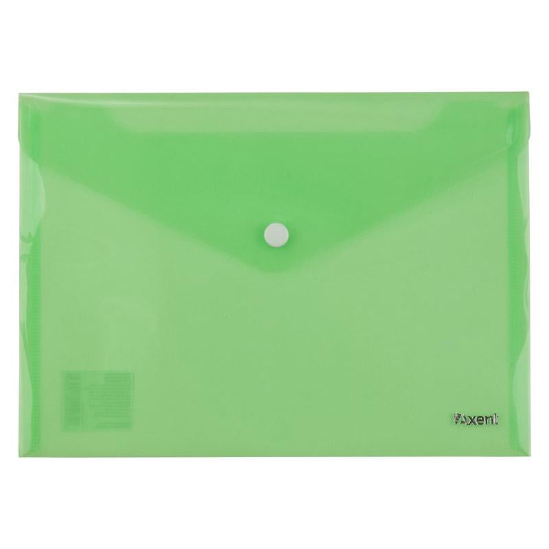 Папка Axent на кнопці А5 поліпропілен Зелений (1522-25-a)