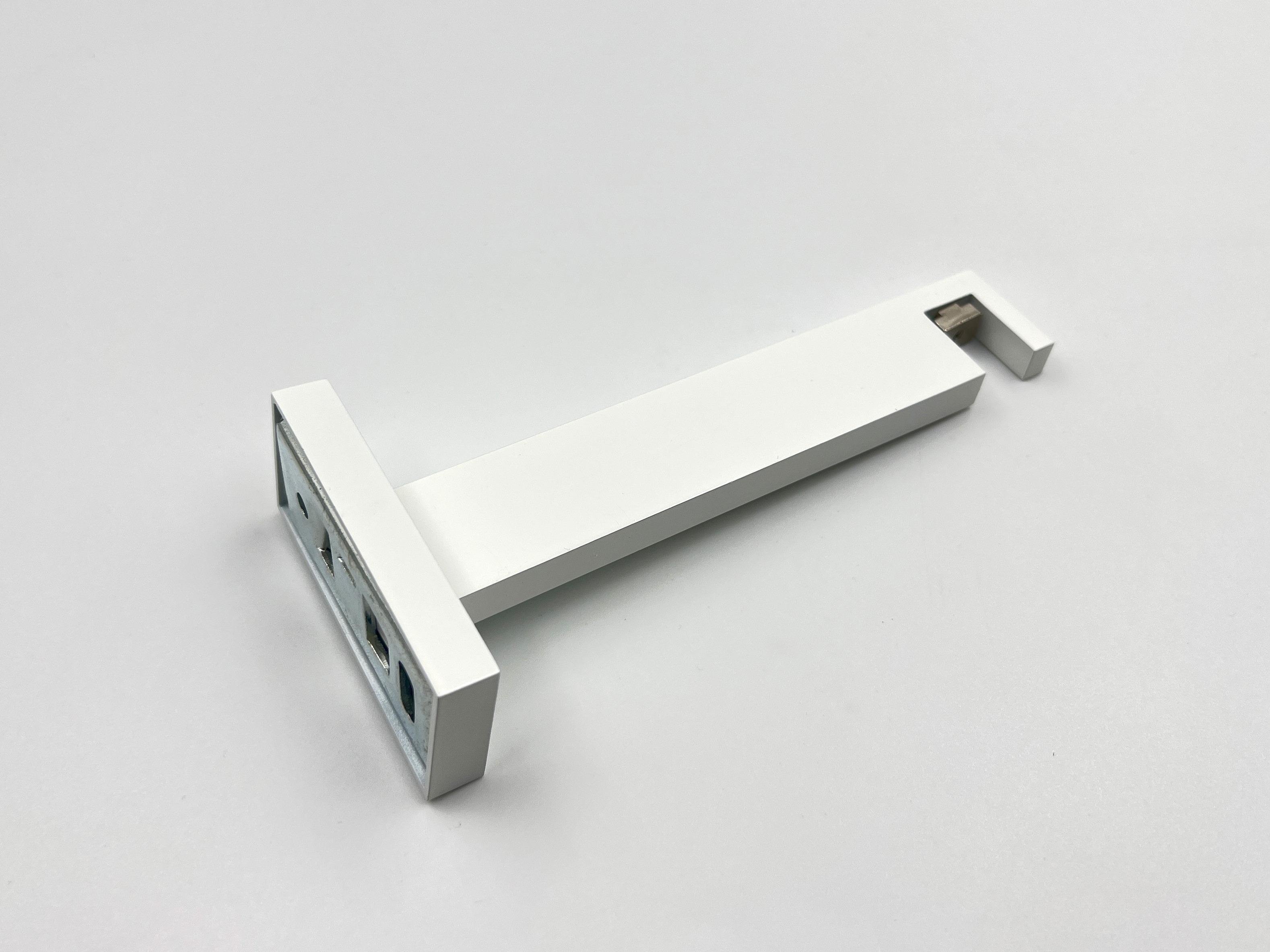 Кронштейн Quadrum Скарлайн одинарний 15 см Білий глянець - фото 3