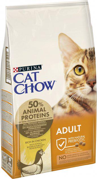 Сухой корм для кошек Purina Cat Chow с курицей 15 кг (5997204514127)