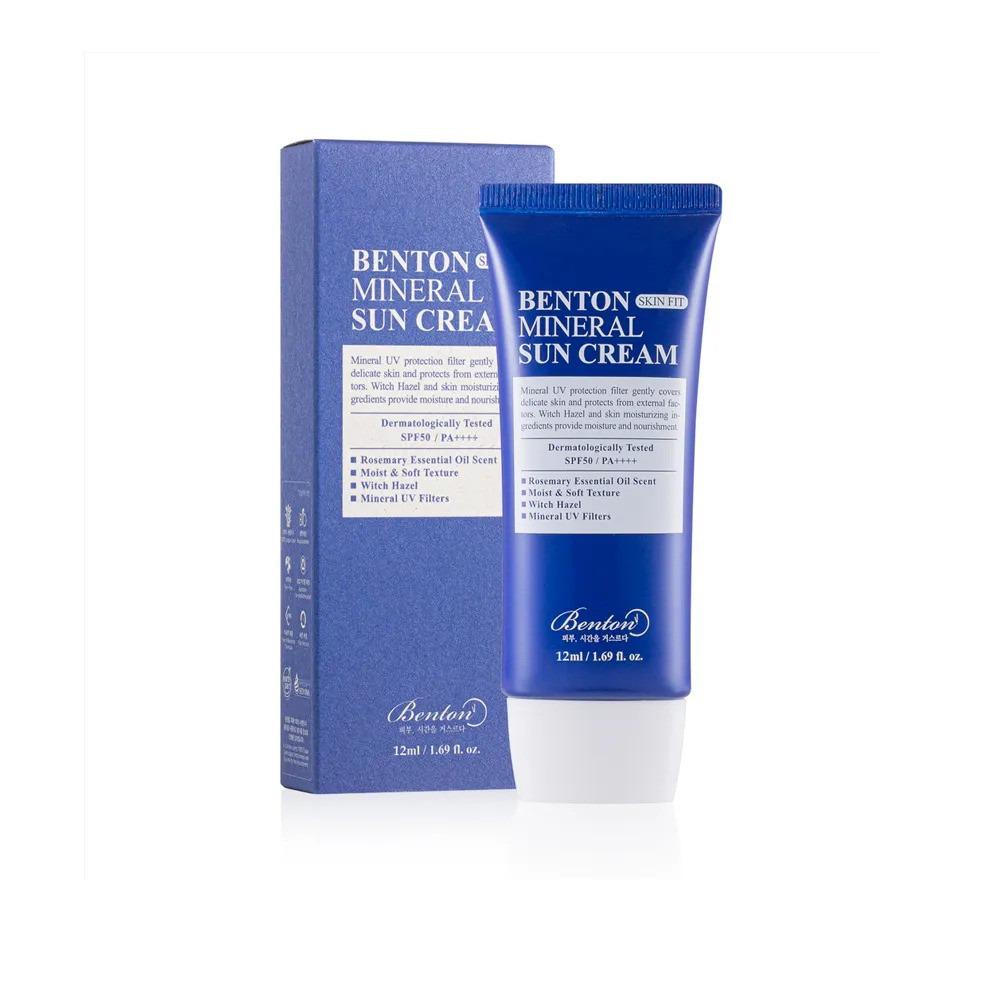 Солнцезащитный крем Benton Skin Fit SPF50+/PA++++ на минеральной основе 12 мл (10914517)