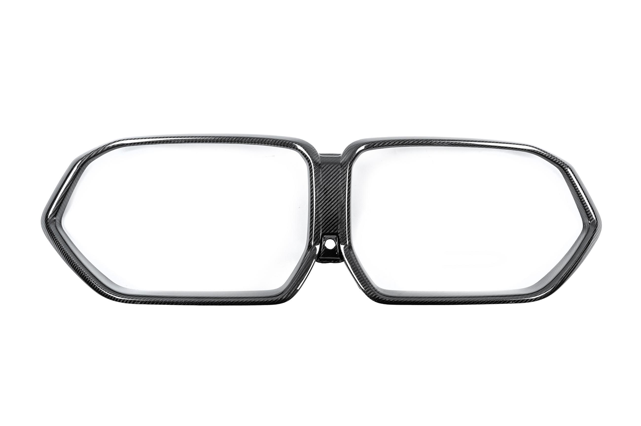 Окантовка решетки в стиле X5M F95 2023+ DDCarbon для BMW X5 G05 2019-2026 гг. натуральный карбон