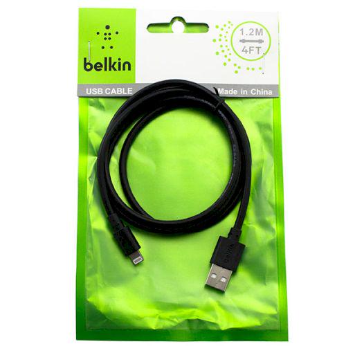 Кабель Belkin Lightning 1 м Чорний (8350844)