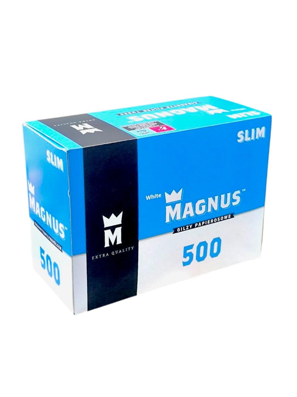 Гільзи для цигарок Magnus Slim 6,5 мм 500 шт. Білий