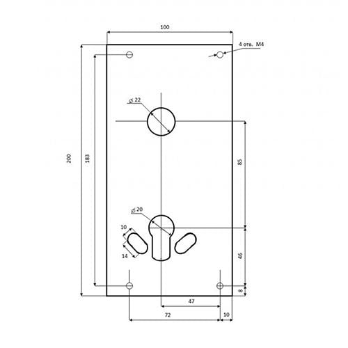 Защитная пластина CISA Protect для замков 56535/56835 (5037) - фото 2 Защитная пластина CISA Protect для замков 56535/56835 (5037) - фото 2