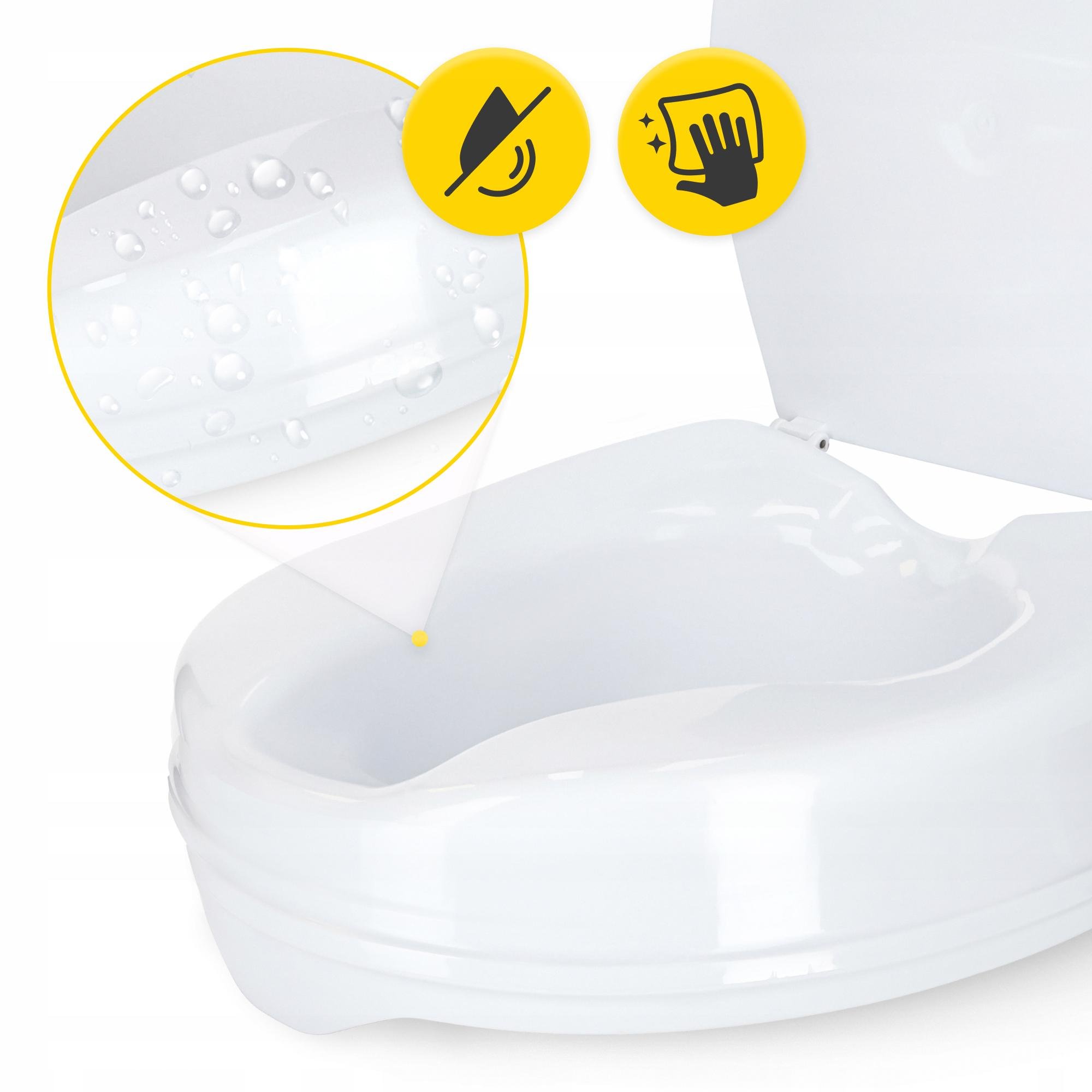 Насадка на унитаз 4fizjo 10 см White (P-5905973406444) - фото 6