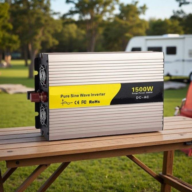 Автомобильный инвертор Pure Sine Wave Inverter 12-220 В 1500 Вт с чистой синусоидой (2104618826) - фото 5 Автомобильный инвертор Pure Sine Wave Inverter 12-220 В 1500 Вт с чистой синусоидой (2104618826) - фото 5