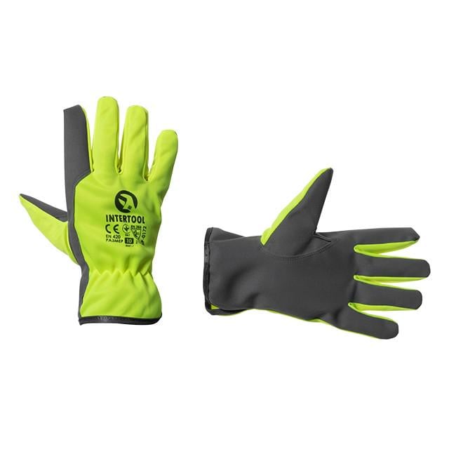 Перчатки строительные/садовые Intertool покрытие кевлар XL (129906)