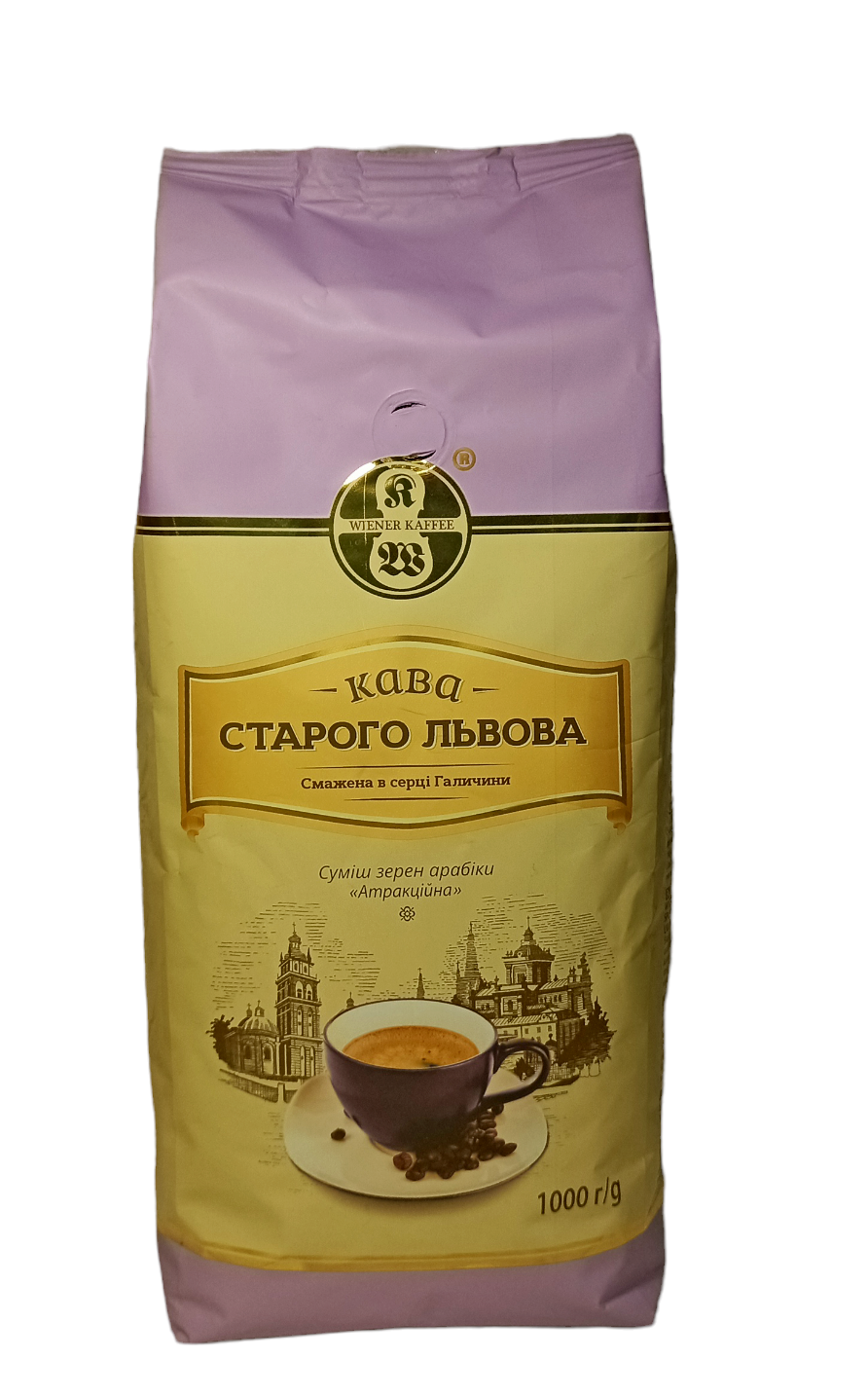 Кофе Старый Львов Аттракционное зерно 1 кг (59377)