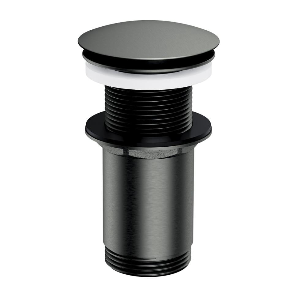 Клапан донный Omnires 1 1/4″ для раковины Черный матовый (A716GR)