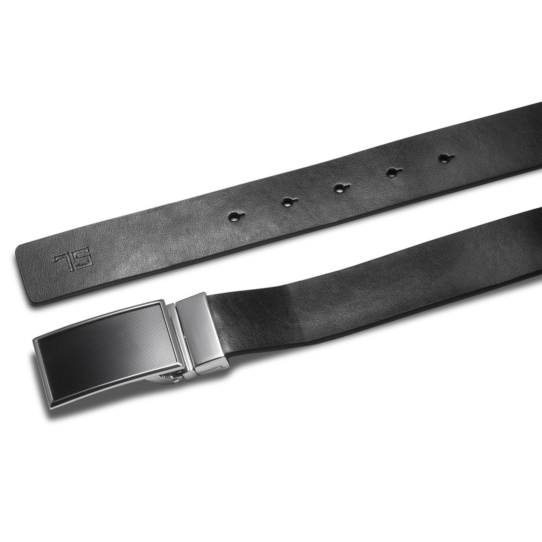 Ремень мужской кожаный SEMI LINE Black/Blue (P8234-0 L) - фото 3 Ремень мужской кожаный SEMI LINE Black/Blue (P8234-0 L) - фото 3