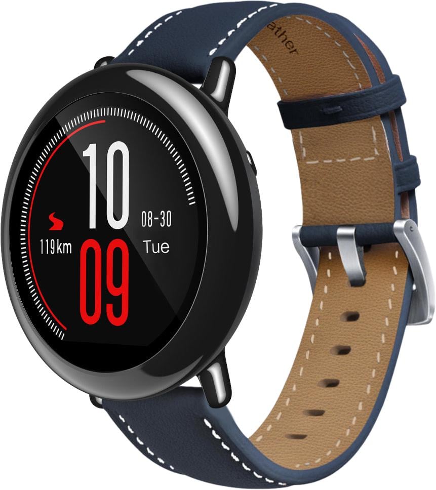 Ремешок кожаный Folsa для Amazfit Pace Dark Blue (31559-5D)