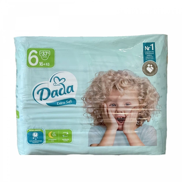 Подгузники детские Dada Extra Soft 6 Extra Large 16+ кг 37 шт. (68126831)