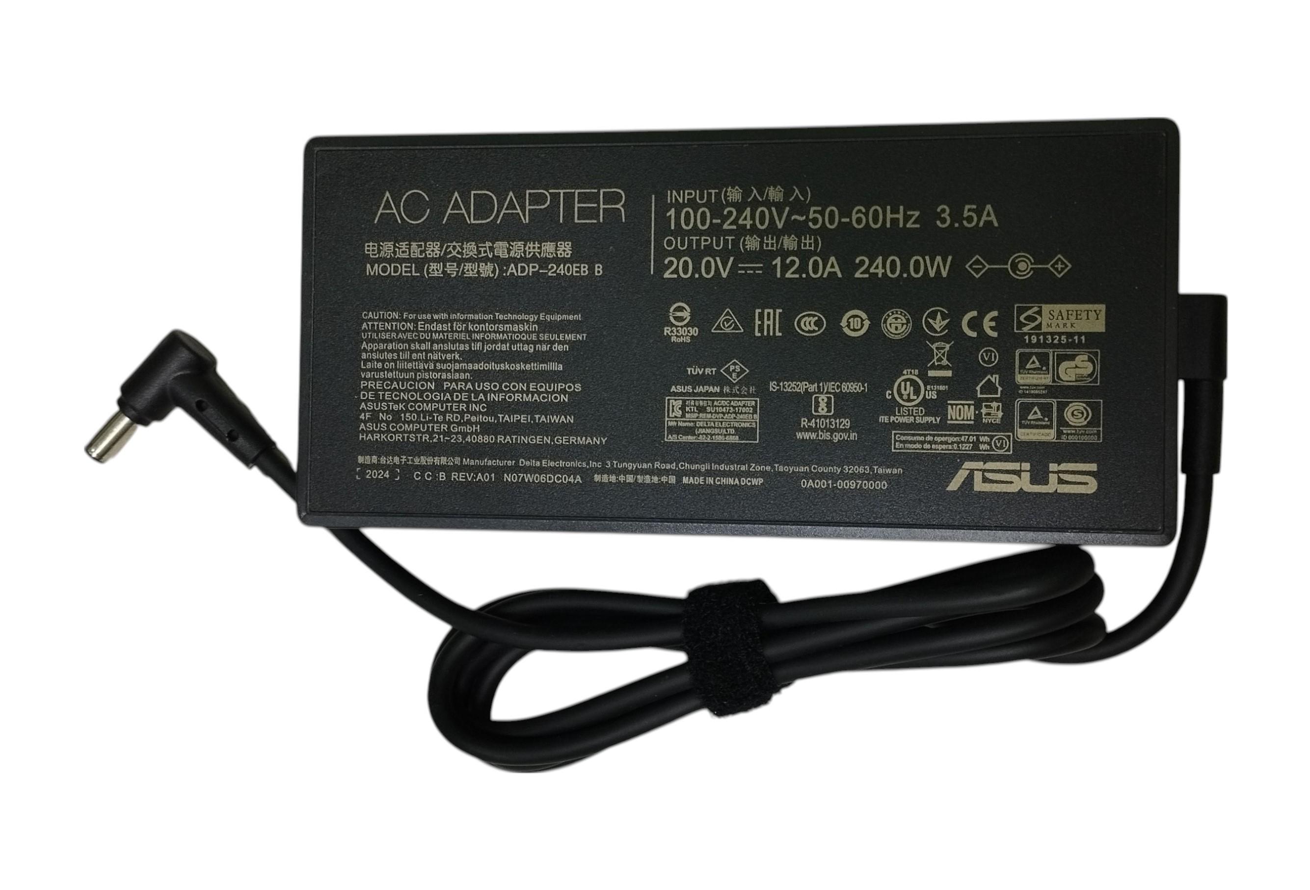 Блок питания для ноутбука Asus 240W 20V 12A 6,0x3,7 мм (080964)