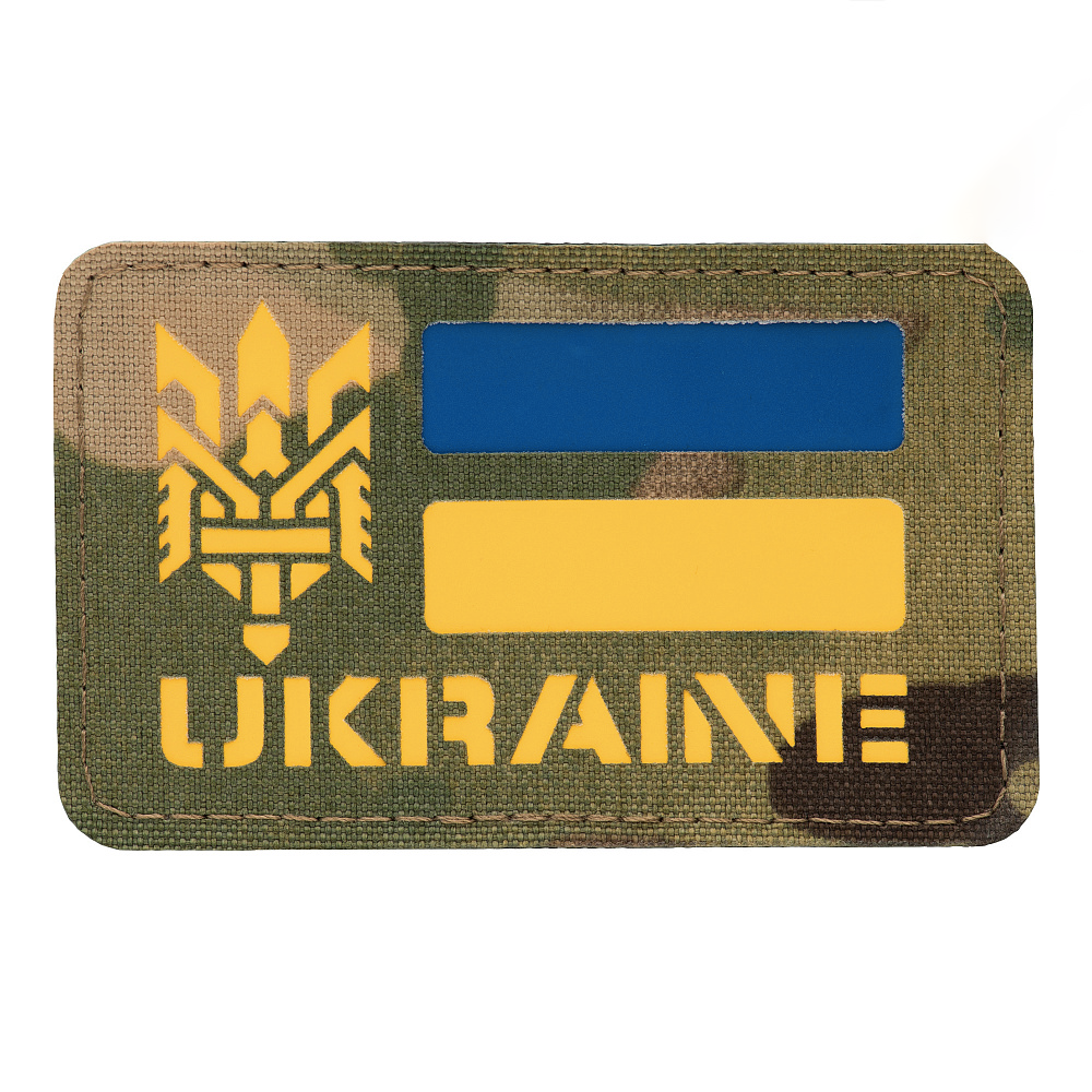 Нашивка M-Tac Ukraine С Тризубом Laser Cut Multicam Нашивка M-Tac Ukraine С Тризубом Laser Cut Multicam