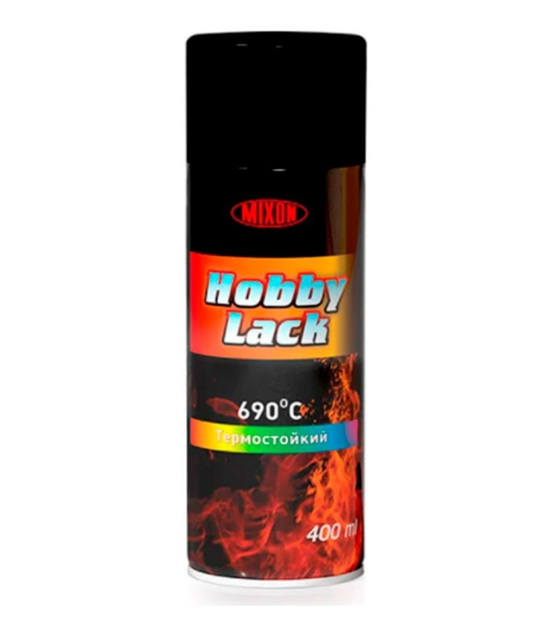 Аэрозольная термостойкая краска Mixon Hobby Lack 400 мл Черный (000015469) Аэрозольная термостойкая краска Mixon Hobby Lack 400 мл Черный (000015469)