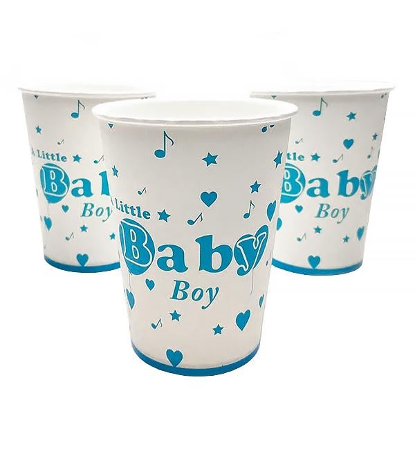 Бумажные стаканы Baby boy 10 шт. 250 мл