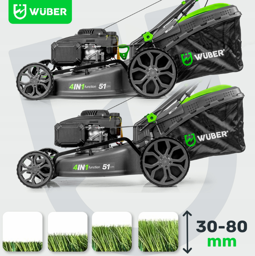 Газонокосарка бензинова Wuber 70 л 51 см (W09101) - фото 9 Газонокосарка бензинова Wuber 70 л 51 см (W09101) - фото 9