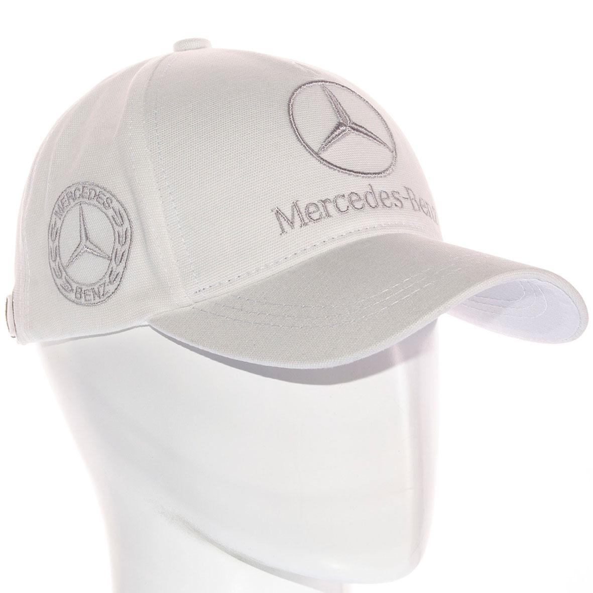 Кепка Mercedes-Benz BTH20792 с регулировкой из плотного коттона р. 56-58 Белый