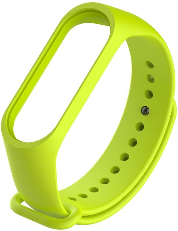 Ремінець Black Rock для фітнес-браслета Xiaomi Mi Band 3/Mi Band 4 Light Green - фото 2