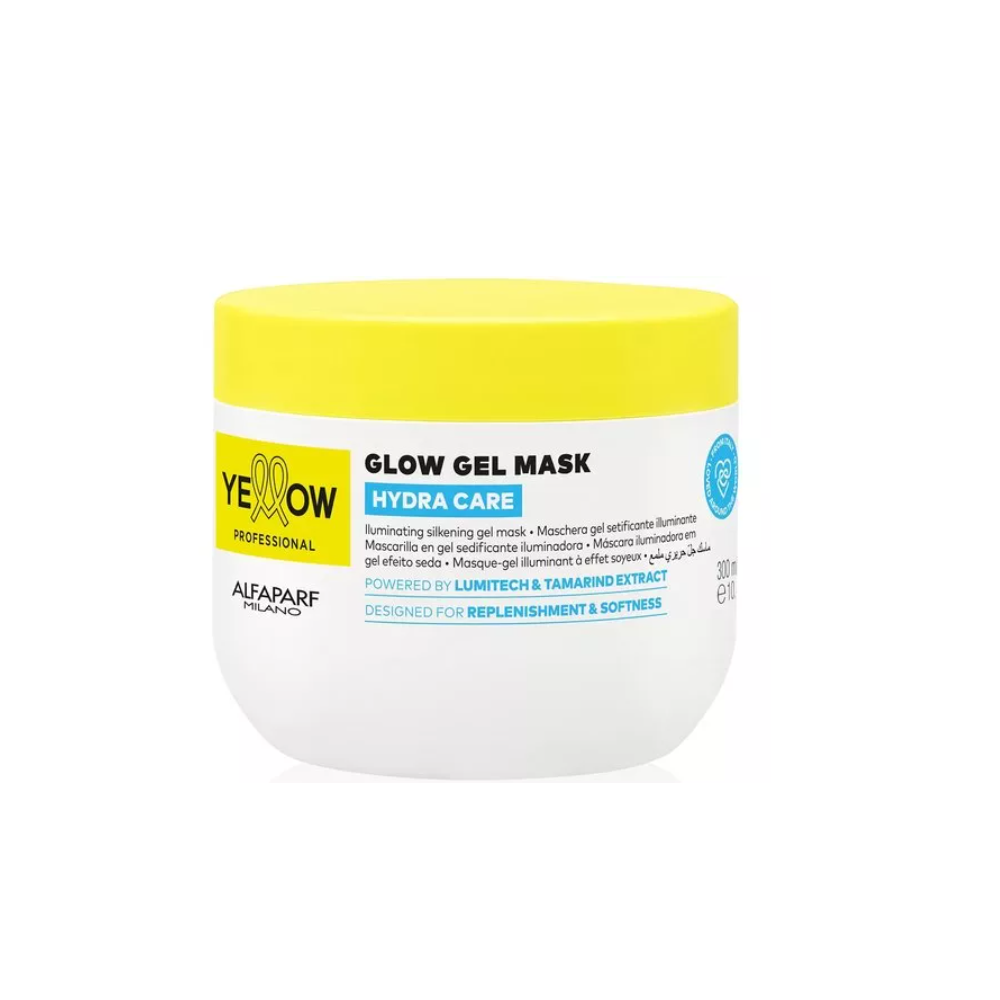 Маска-гель для зволоження і блиску волосся Yellow Glow Gel Mask Hydra Care 300 мл