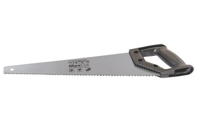 Ножівка столярна MasterTool 7TPI MAX CUT розжарений зуб 3-D заточування поліроване 400 мм (14-1940)