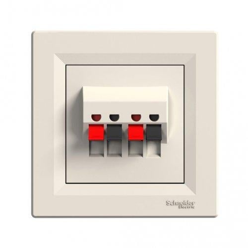 Аудиорозетка Schneider Electric Asfora Кремовый (1254284266)