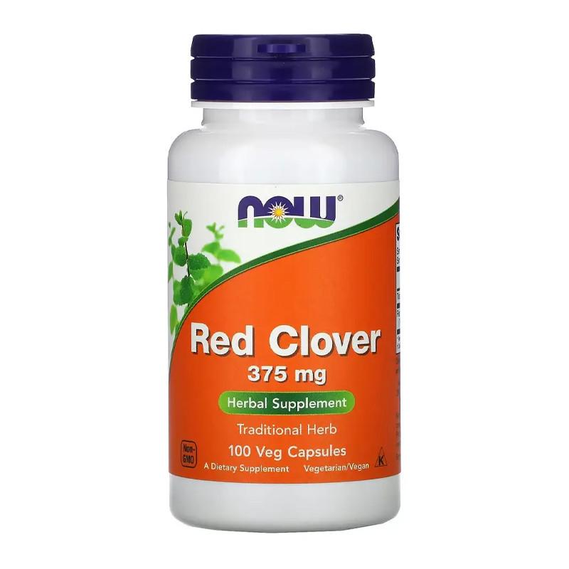 Красный клевер NOW Red Clover 375 мг 100 капс. (19113-01)