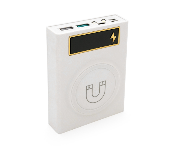 Внешний аккумулятор Voltronic CX4-PD-QIMagnetic 22.5W Magnetic Wireless Charger Micro-USB/Type-C/Lightning White (CX4-PD-QIMagnetic)