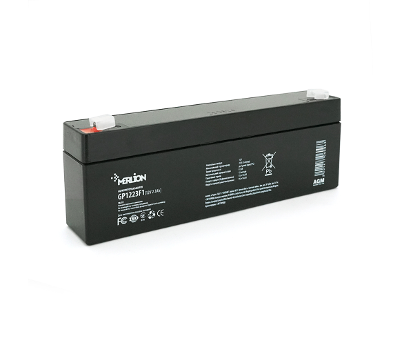 Акумуляторна батарея Merlion AGM GP1223F1 12V 2.3 Ah - фото 1 Акумуляторна батарея Merlion AGM GP1223F1 12V 2.3 Ah - фото 1