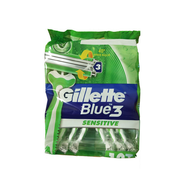 Станки для гоління одноразові Gillette Blue 3 Sensitive 12 шт. (26732007)