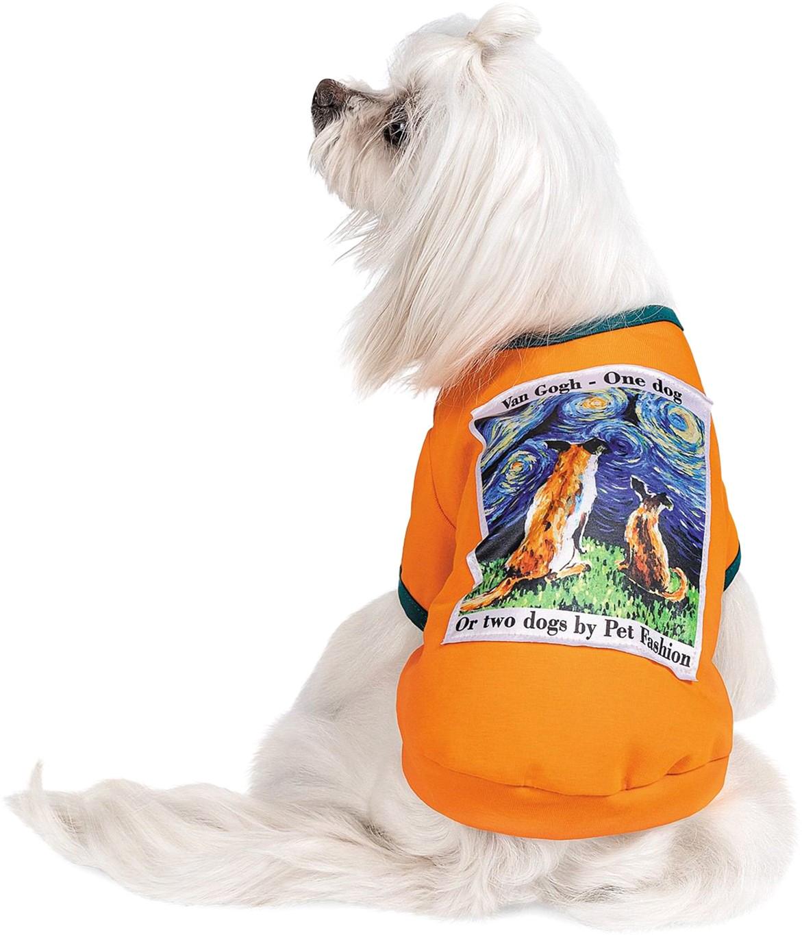 Футболка для собак Pet Fashion ART XS Оранжевый (4823082420926)