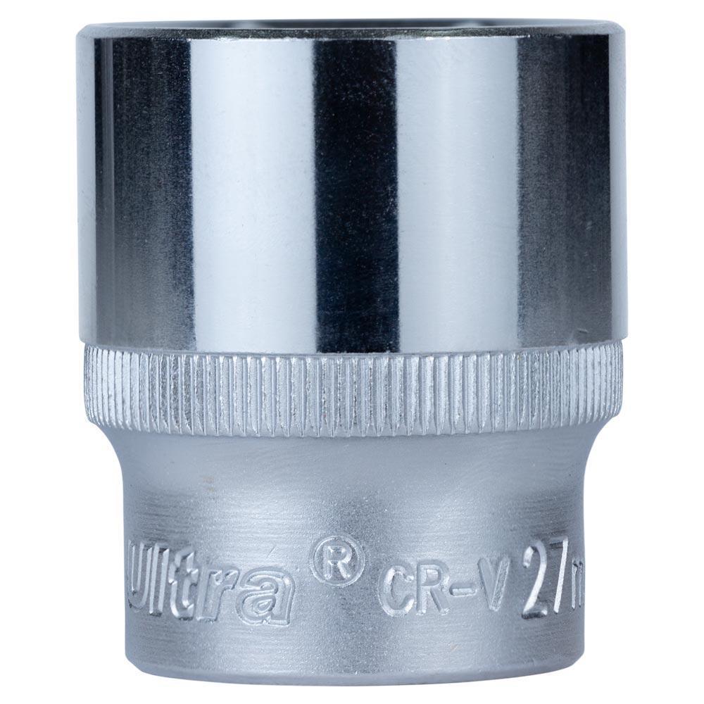 Насадка шестигранная Ultra CrV короткая 1/2" 27 мм (6070272)