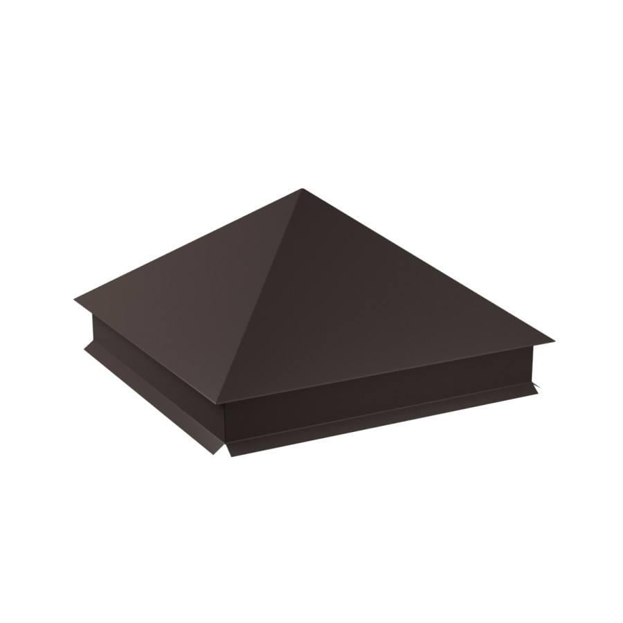 Ковпак 520х520х100 мм МАТ 0,5 RAL8019