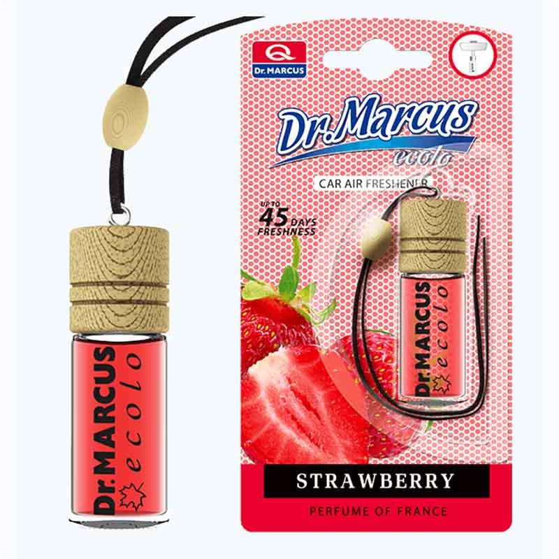 Ароматизатор Dr. Marcus Ecolo Strawberry пляшечка з підвіскою 4,5 мл (029665)
