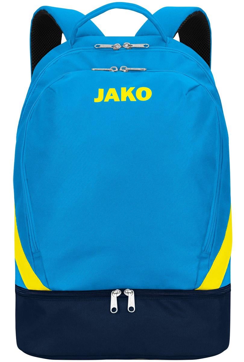 Спортивный рюкзак Jako Iconic 32L унисекс 45х34х23 см Голубой/Синий/Желтый (24995816)
