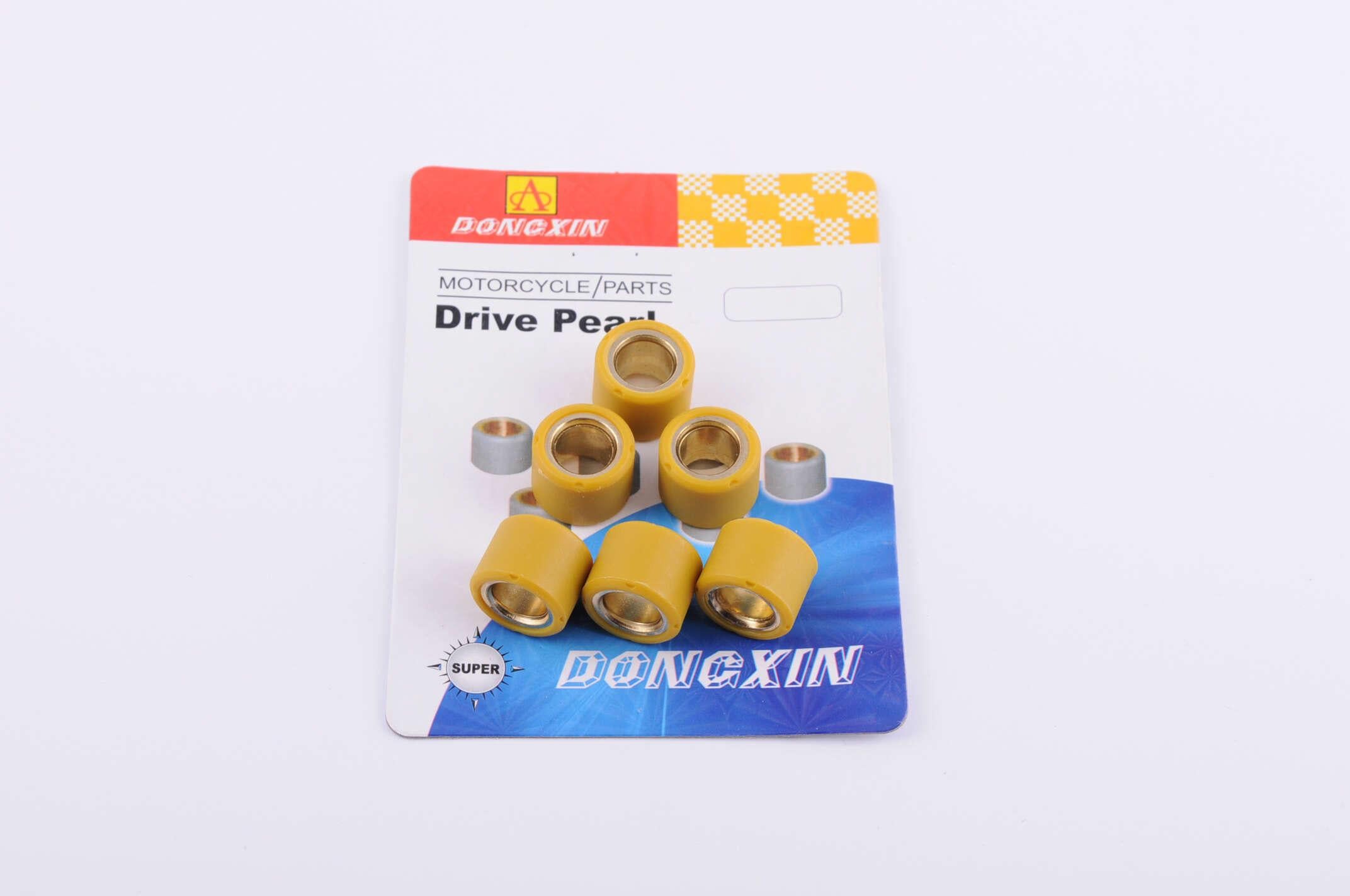 Ролики вариатора DONGXIN для 4T GY6 125/150 18х14 мм 16,0 г Желтый (R-581)