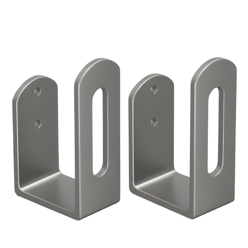 Тримач настінний для кришок і обробних дощок з металу без свердління 2 шт. Сірий Тримач настінний для кришок і обробних дощок з металу без свердління 2 шт. Сірий