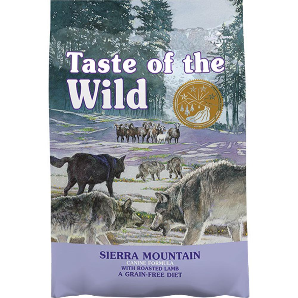Корм сухой TASTE OF THE WILD Sierra Mountain Canine Formula для собак всех пород и периодов жизни с ягненком 2кг, (2573-HT18)
