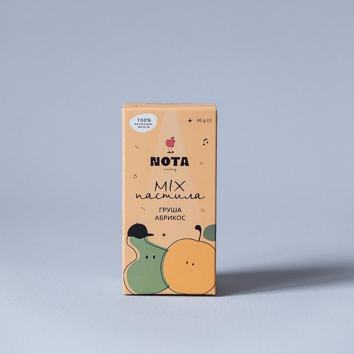 Пастила NOTAсмаку Микс Груша/Абрикос 40 г (14327202) - фото 3 Пастила NOTAсмаку Микс Груша/Абрикос 40 г (14327202) - фото 3
