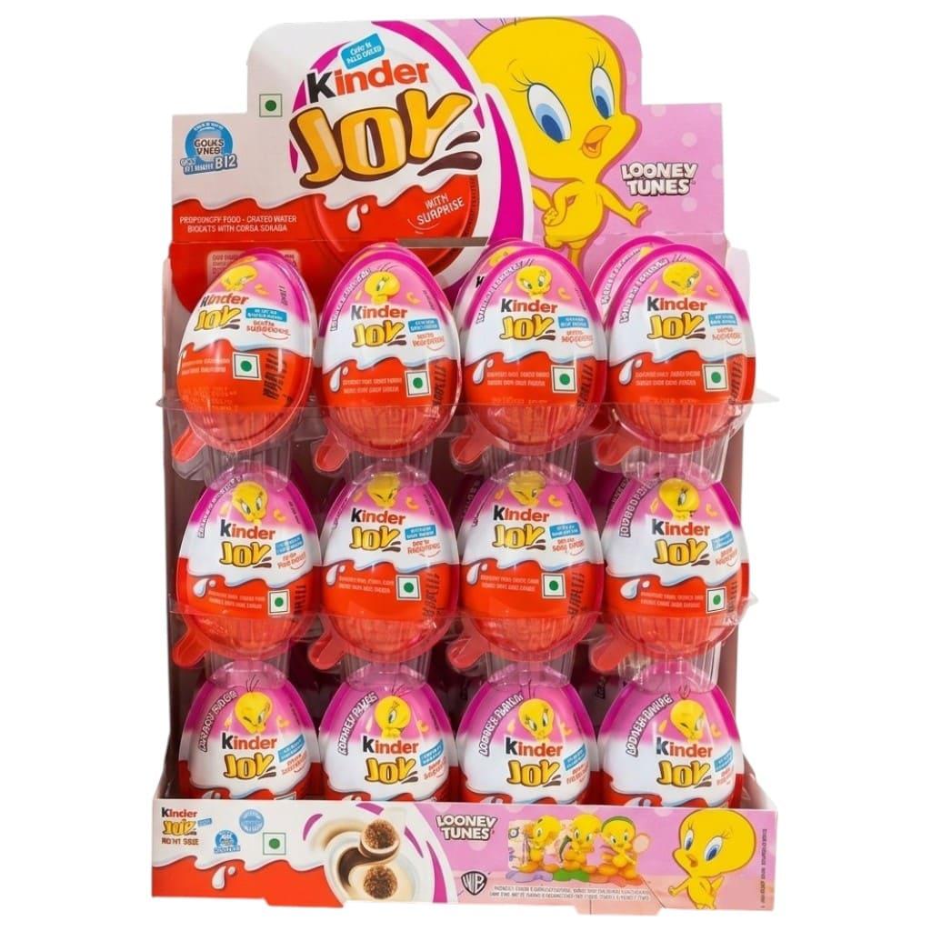 Шоколадные яйца Kinder Joy Looney Tunes Tweety 24 шт. х 20 г (3053537163)