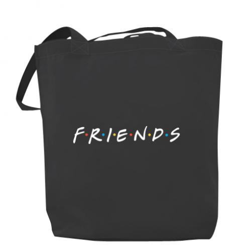 Шоппер Friends 37x41 см Темно-серый (340913-28-43770)