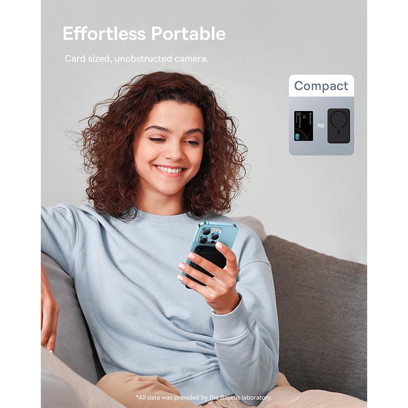 Повербанк BASEUS PPCX110201 10000 mAh Type-C 30W 3A Black (13968413) - фото 2