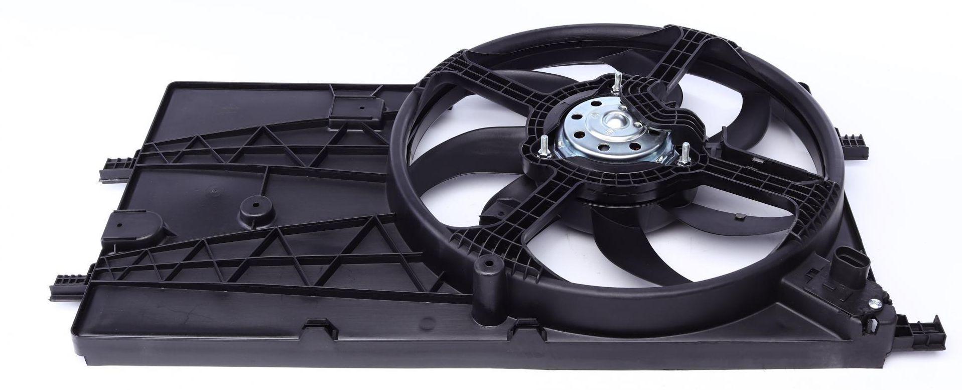 Вентилятор радиатора Citroen Nemo/Peugeot Bipper1,3/1,4D 07- с диффузором (47353)