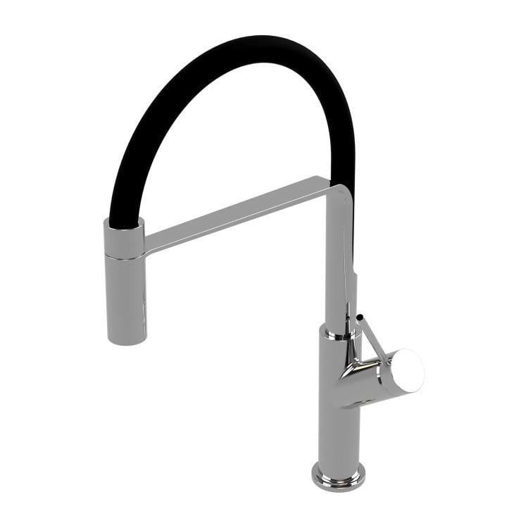 Смеситель для кухни Omnires Vita Black/Chrome (VI6350BLCR)