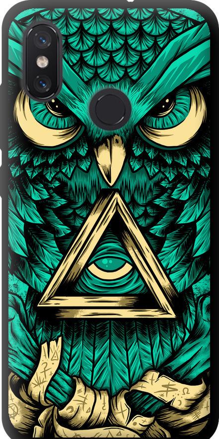 Чехол на Xiaomi Mi8 Сова Арт-тату (3971b-1499-42517)