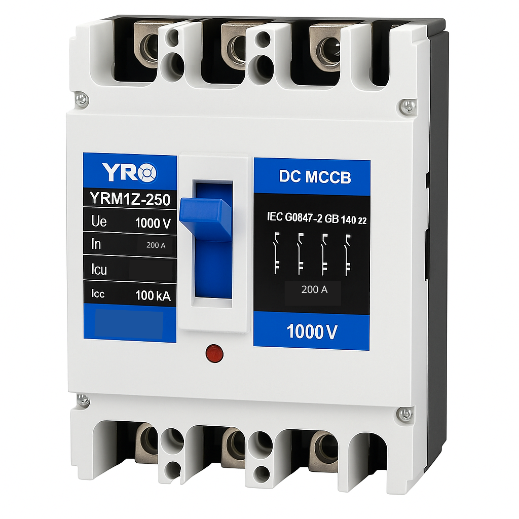 Автоматический выключатель постоянного тока YRO YRM1Z-250 DC 4P 200A 1000V (29726100)