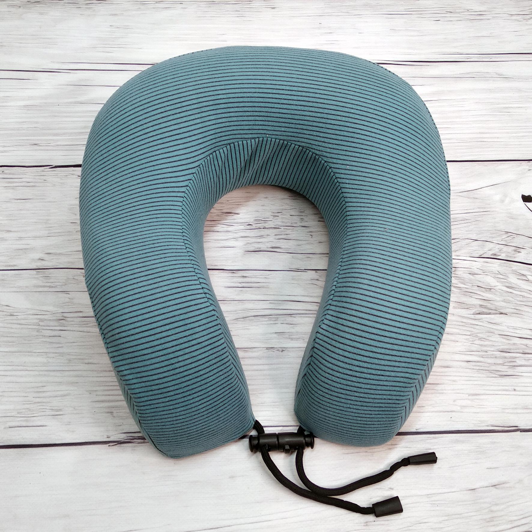 Подушка для путешествий Malloory Home 28х30 см Бирюзовый (18298423)